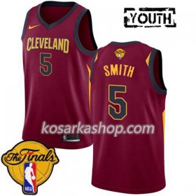 Dres Cleveland Cavaliers J.R. Smith 5 2018 NBA Finals Patch Nike Crvena Swingman - Dječji